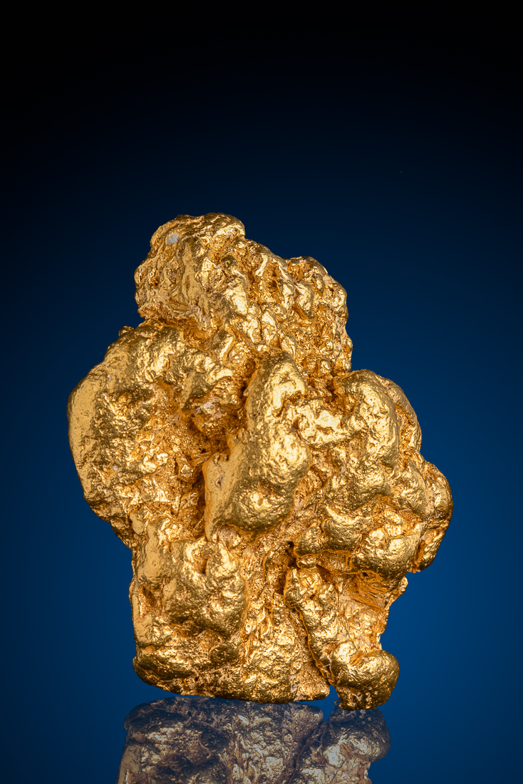 Huge, Gleaming Natural Gold Nugget with Quartz - Australia - 96.0 grams (image for) Huge, Gleaming Natural Gold Nugget with Quartz - Australia - 96.0 grams